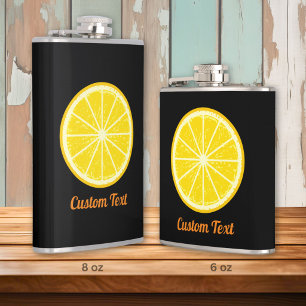 Orange Slice Hip Flask