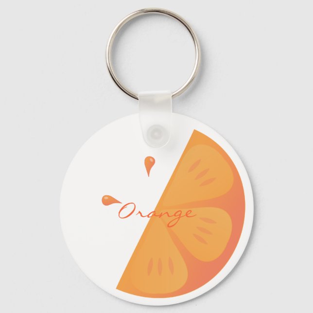 Orange Slice Key Ring (Front)