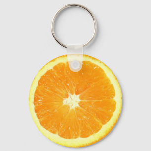 Orange Slice Key Ring