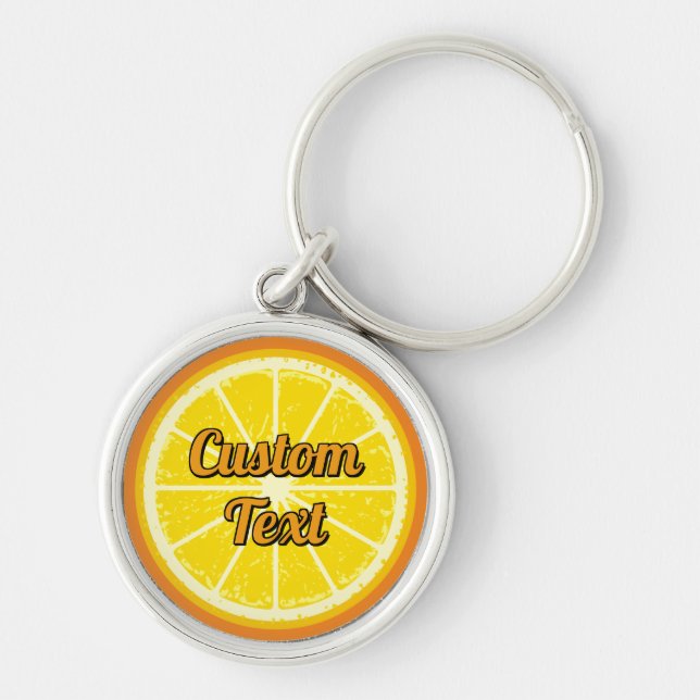 Orange Slice Key Ring (Front)