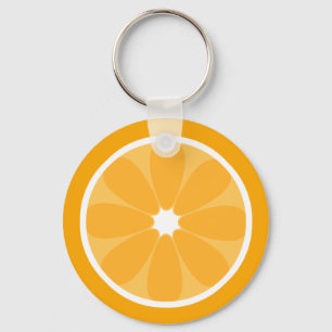 Orange Slice Keychain