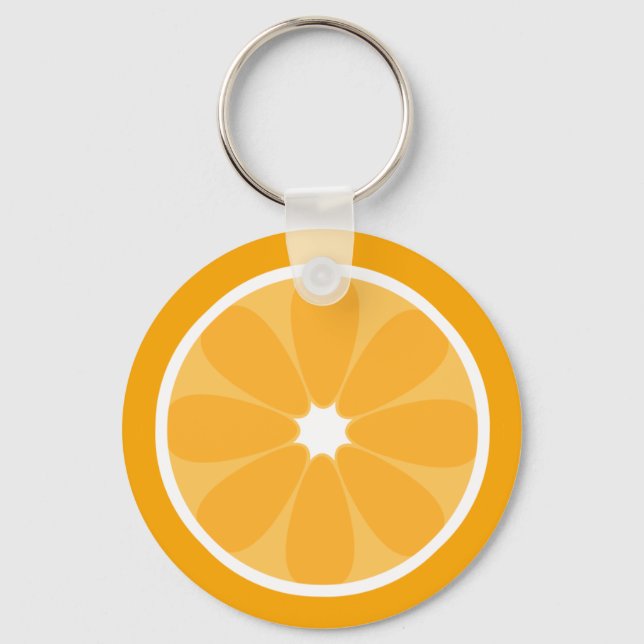 Orange Slice Keychain (Front)