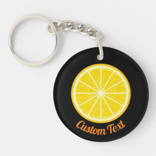 Orange Slice Keychain