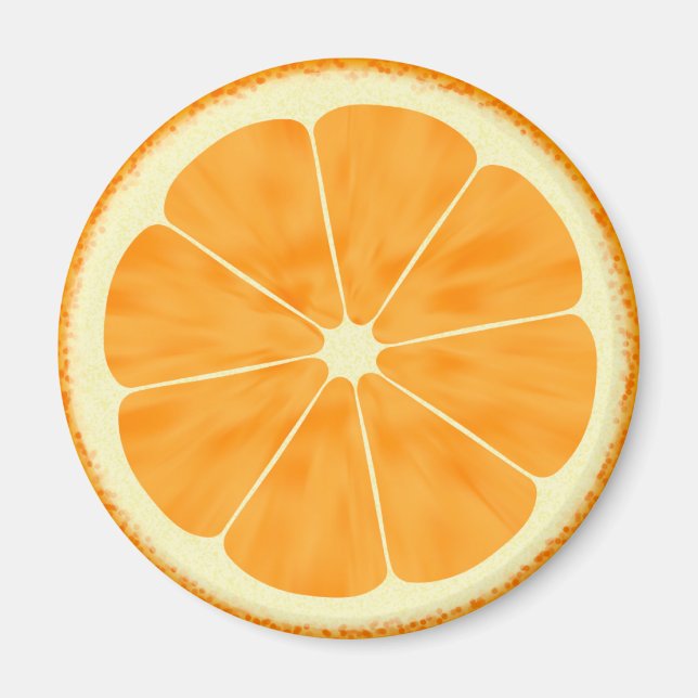 Orange Slice Magnet (Front)