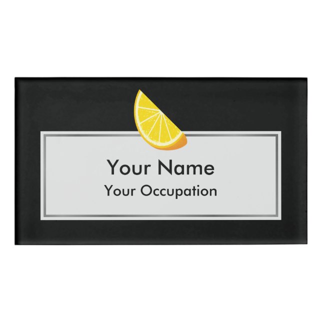 Orange Slice Name Tag (Front)