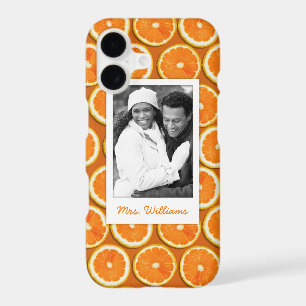 Orange Slice Pattern Add Your Photo
