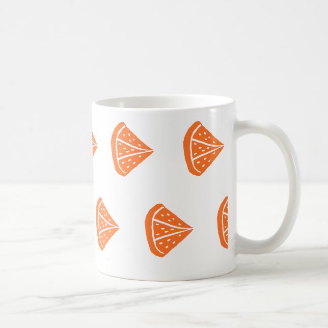 Orange Slice Pattern Coffee Mug (Right)
