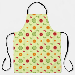 Orange Slice Seamless Pattern Apron