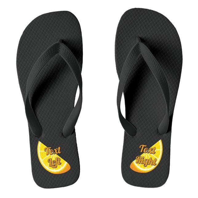 Orange Slice Thongs (Footbed)