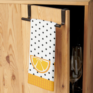 Orange Slice Tropical Fruit  Tea Towel