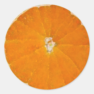 Orange Slice Watercolor - sticker
