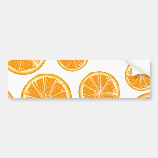 Orange Slices Bumper Sticker (Front)