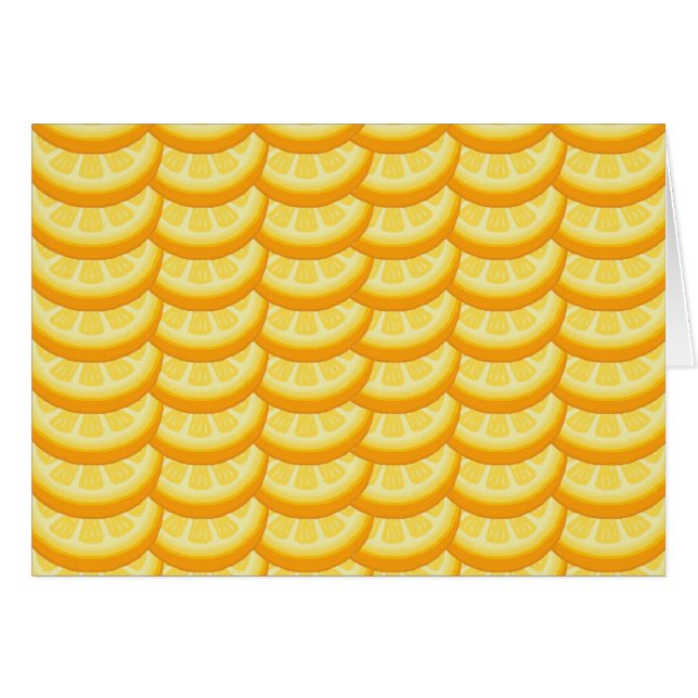 Orange Slices Card (Front Horizontal)
