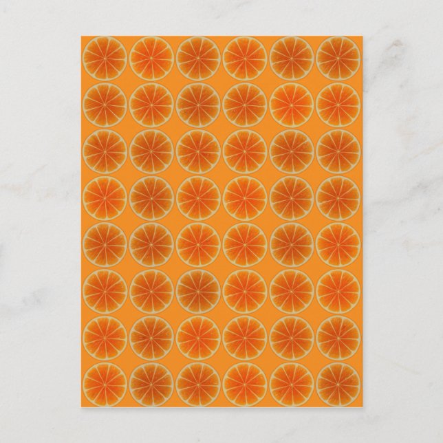 Orange Slices Collage Postcard (Front)