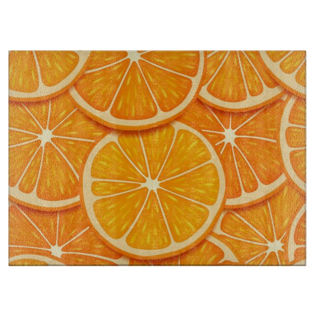 Orange Slices Cutting Board (Front)