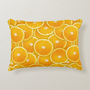 Orange slices decorative cushion