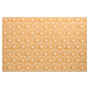 Orange slices fabric