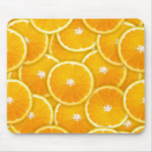 Orange slices mouse pad