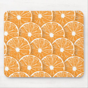 Orange slices mouse pad