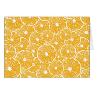 Orange slices pattern design