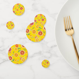 Orange slices #pattern #trendy #style confetti