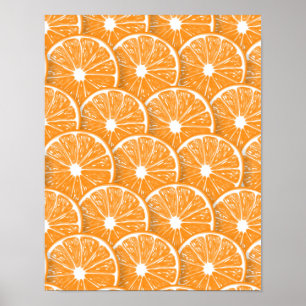 Orange slices poster