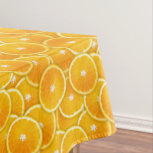 Orange slices tablecloth