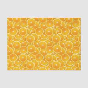 Orange slices tissue paper