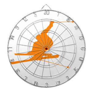 Orange Snow Ski Dartboard