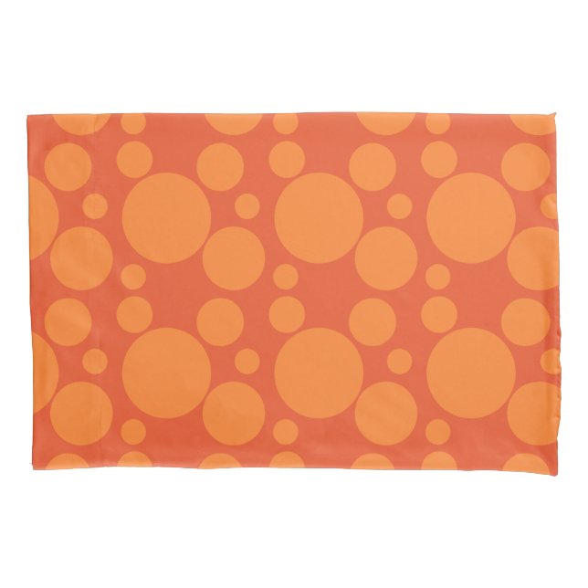 Orange Soap Bubbles  Pillowcase (Front)