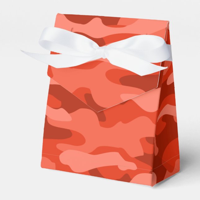 Orange Soda Monocolor Camo Favour Box (Front Side)