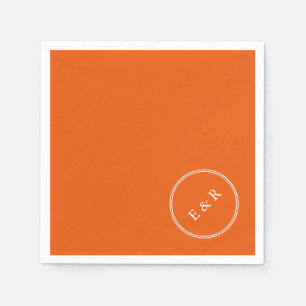 Orange Soda Solid Colour Trend Napkin