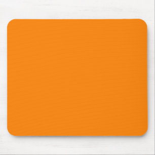 Orange Solid Colour Minimalist Mouse Pad
