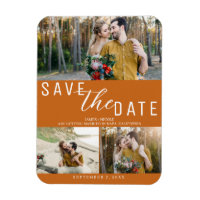 Orange Spice Save the Date Wedding 3 Photos
