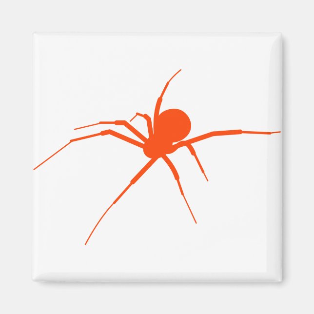 Orange Spider Magnet (Front)
