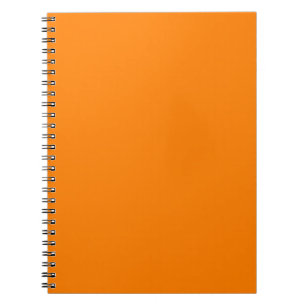 Orange Spiral Notebook