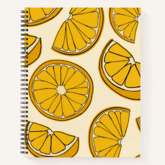 Orange Spiral Notebook