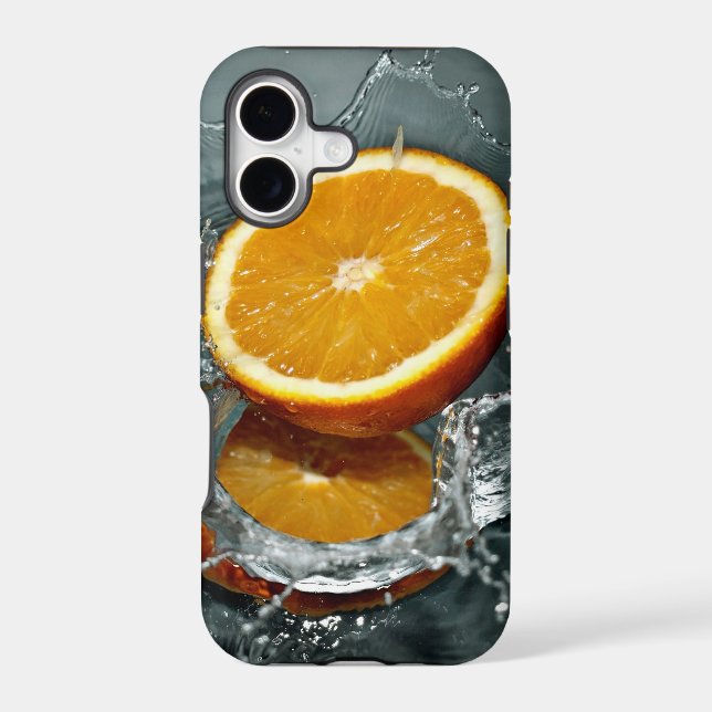 Orange Splash iPhone cases (Back)