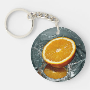 Orange Splash key chains