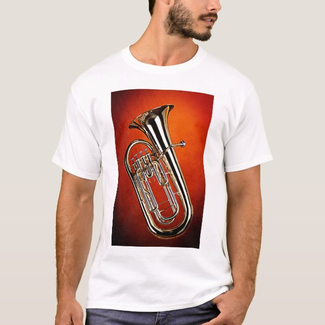 Orange Spotlght Tuba Shirt (Front)