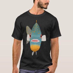 Orange Spotted Sunfish - Fish Head T-Shirt