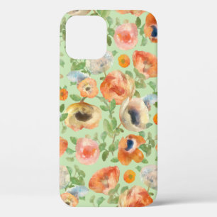 Orange Spring Flowers iPhone 12 Case