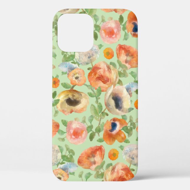 Orange Spring Flowers Case-Mate iPhone Case (Back)