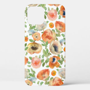 Orange Spring Flowers iPhone 12 Case