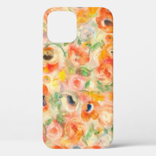 Orange Spring Flowers iPhone 12 Case