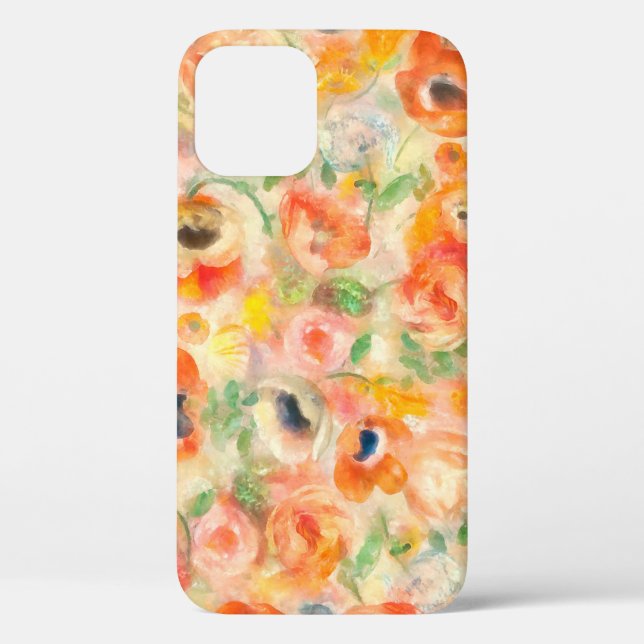 Orange Spring Flowers Case-Mate iPhone Case (Back)