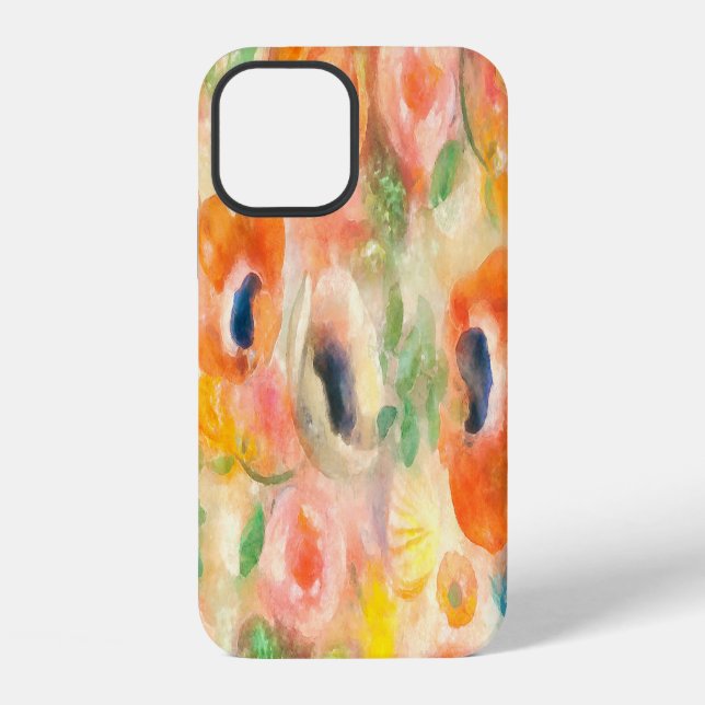 Orange Spring Flowers iPhone Case (Back)