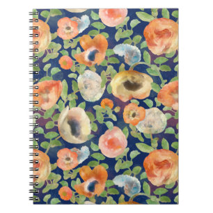Orange Spring Flowers Notebook
