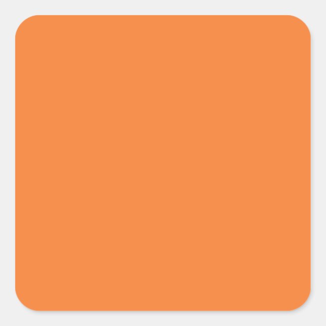 Orange Square Sticker (Front)