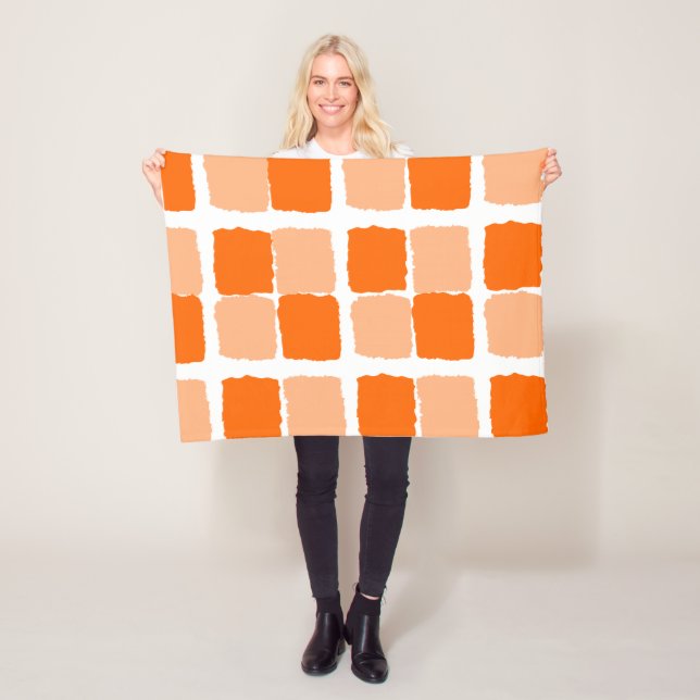 Orange Squares Blanket (In Situ)